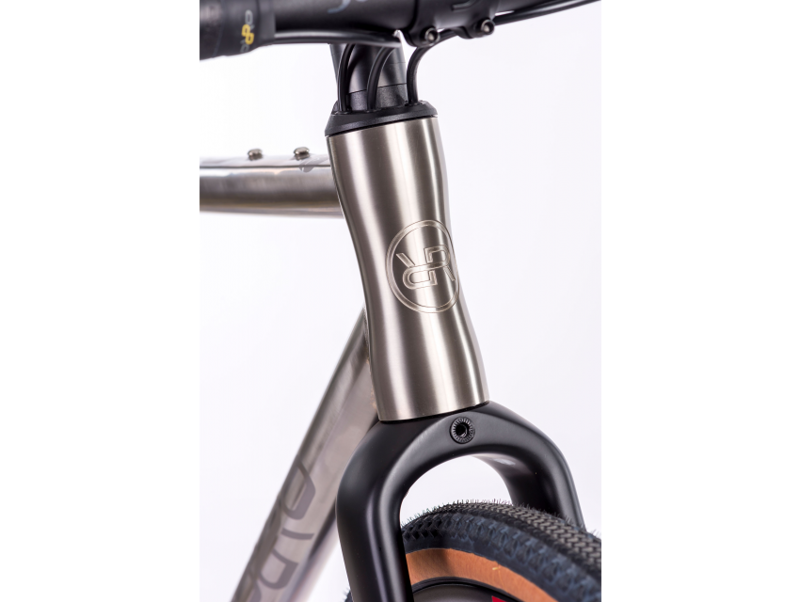 Orro Terra Ti Rival XPLR eTap Gravel Bike 2024 in Raw Titanium-3