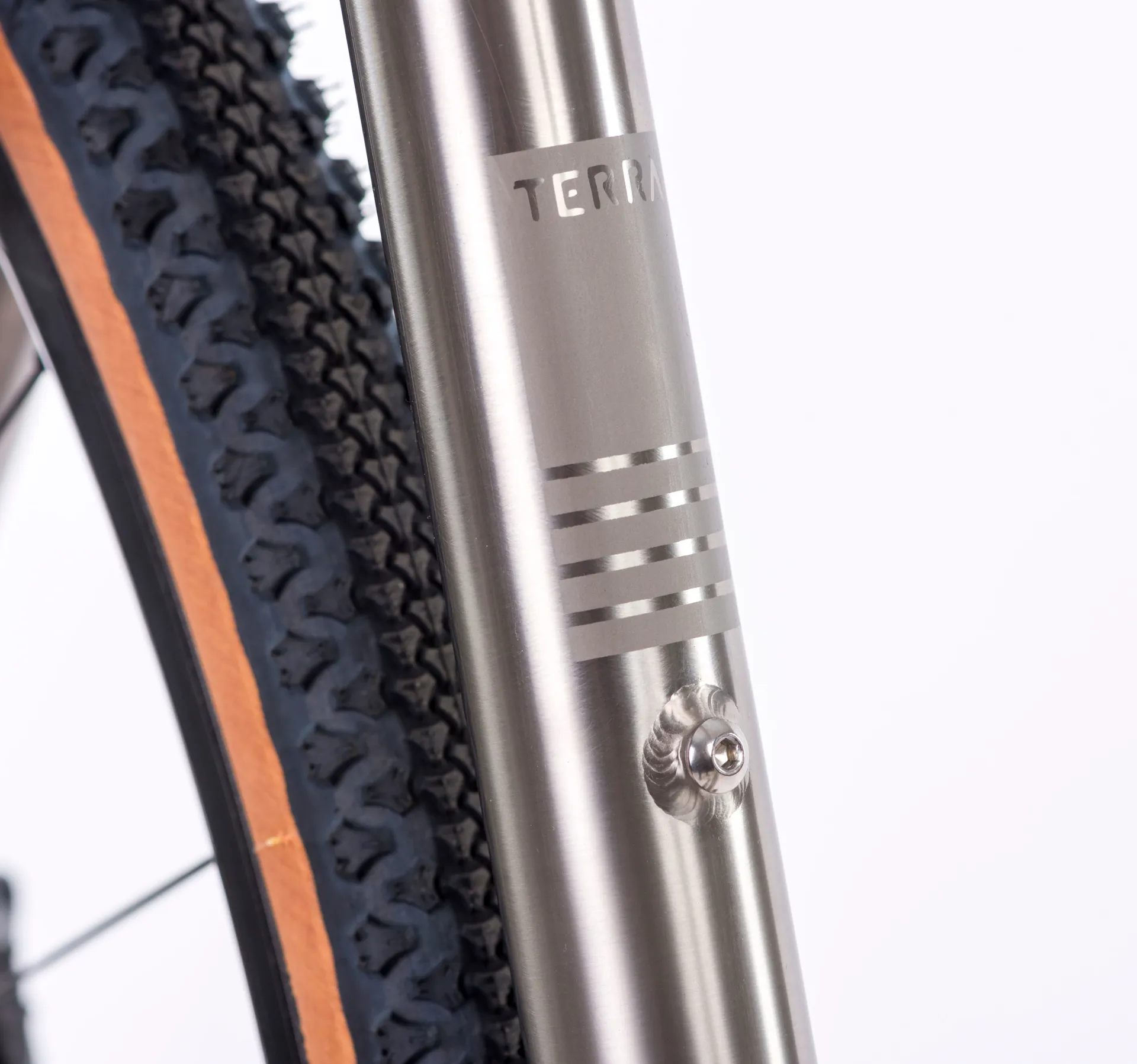 Orro Terra Ti 105 Di2 Gravel Bike 2024 in Raw Titanium