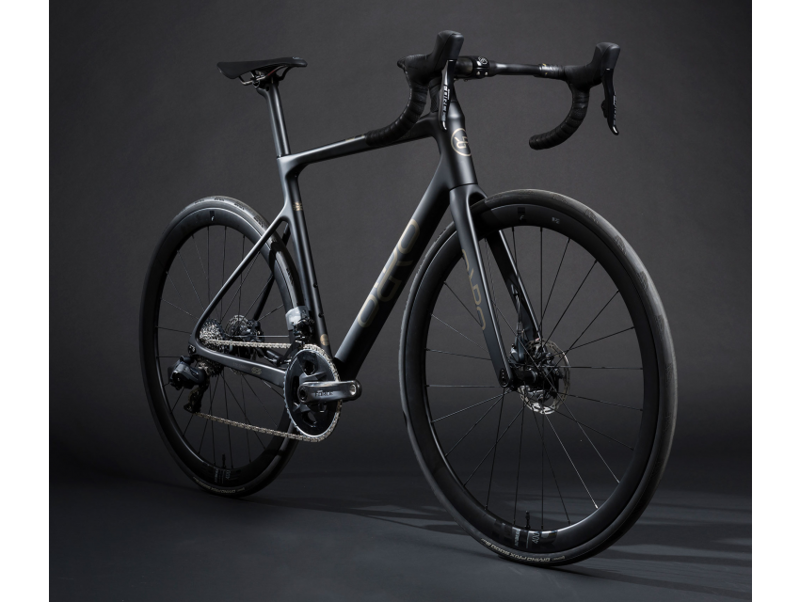 Orro Gold STC Tailormade 105 Di2 Road Bike 2024 in Stealth Black-1