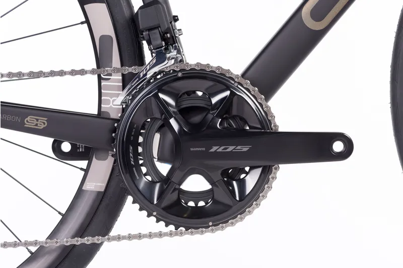 Orro Gold STC 105 Di2 Road Bike 2024 in Stealth Black-2