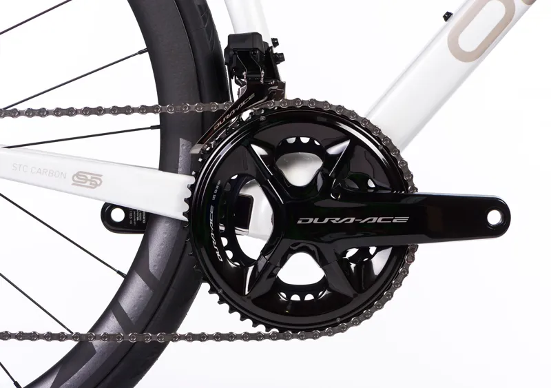 ONE OFF Orro Gold STC Dura Ace Zipp Road Bike Large 2024 in White-2