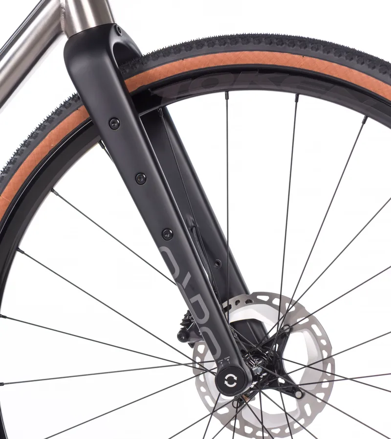 Orro Terra Ti GRX 825 Di2 Gravel Bike 2025 in Raw Titanium-3