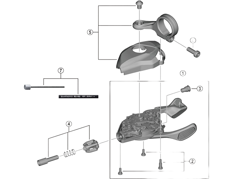 Balfes Bikes Shimano SL-M9100 right hand inner hole cap | Free postage over £30, £10 off first order, price match & 0% finance.