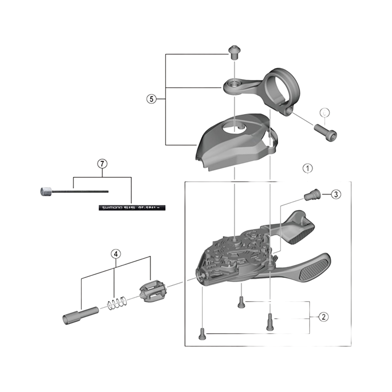 Balfes Bikes Shimano SL-M9100 right hand case cover fixing screw unit | Free postage over £30, £10 off first order, price match & 0% finance.