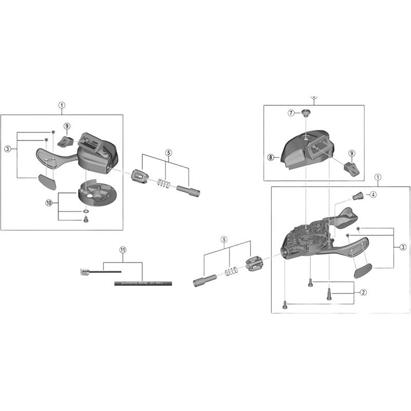 Balfes Bikes Shimano SL-M9100 right hand main lever pad and fixing screws | Free postage over £30, £10 off first order, price match & 0% finance.