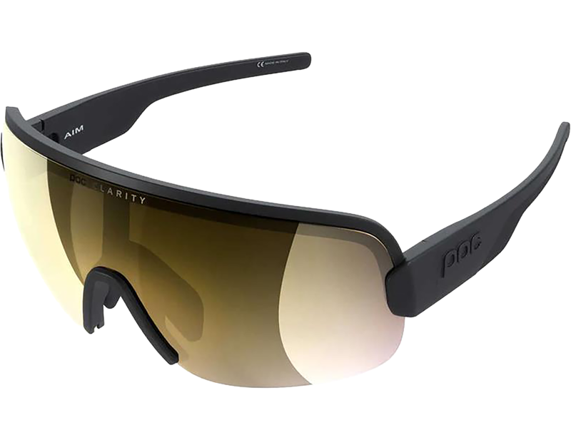 POC Aim in Uranium Black/Clarity Road/Partly Sunny Gold