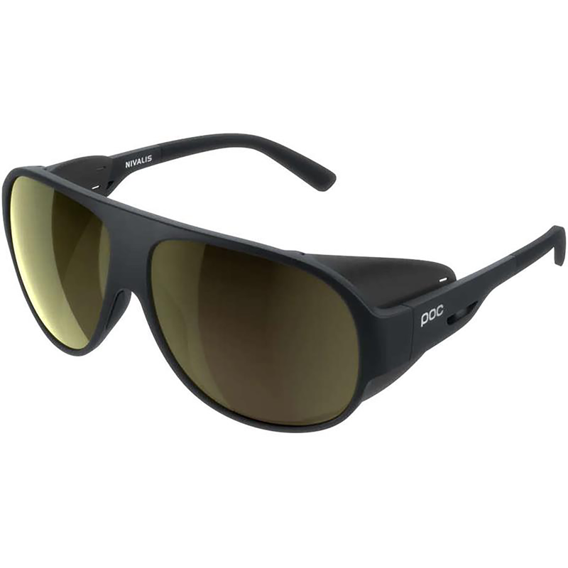 Balfes Bikes POC Nivalis in Uranium Black/Clarity Universal/Glacial Gold | Free postage over £30, £10 off first order, price match & 0% finance.