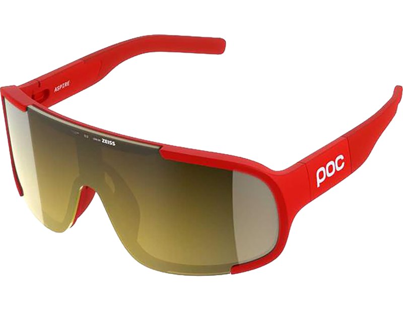Balfes Bikes POC Aspire in Prismane Red/Clarity Road/Partly Sunny Gold | Free postage over £30, £10 off first order, price match & 0% finance.
