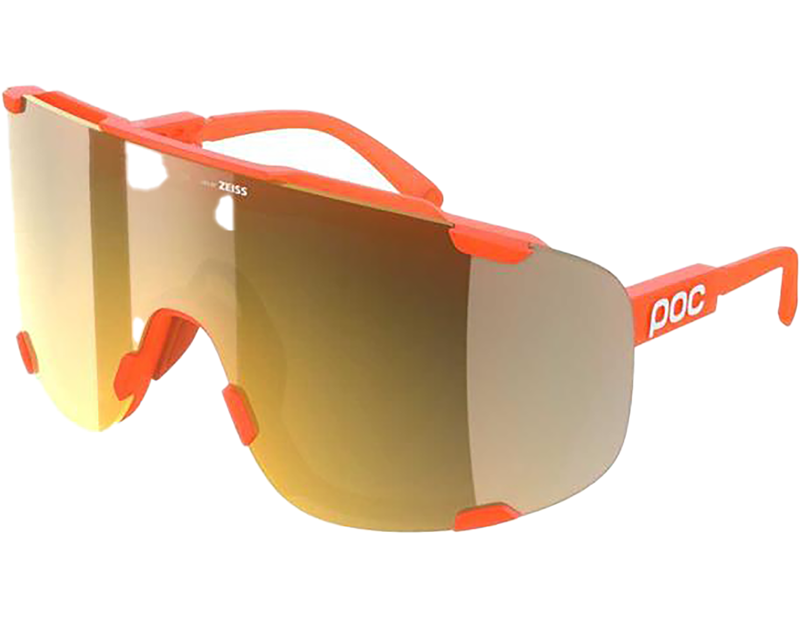 Balfes Bikes POC Devour + in Fluo. Orange Translucent/Clarity Road/Partly Sunny Gold | Free postage over £30, £10 off first order, price match & 0% finance.