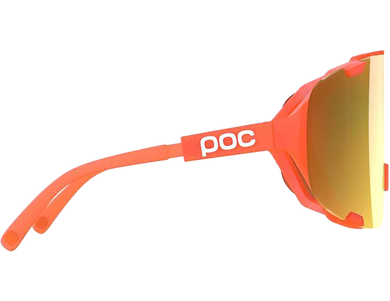 POC Devour + in Fluo. Orange Translucent/Clarity Road/Partly Sunny Gold-1