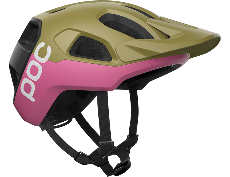 POC Cularis in Olivine Green Matt/Thulite Pink Matt