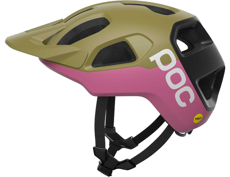 POC Cularis in Olivine Green Matt/Thulite Pink Matt-2