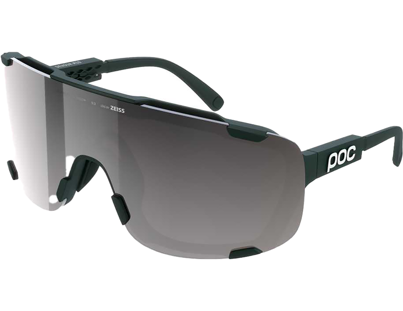 POC Devour Mid in Pargasite Green/Clarity Road/Sunny Silver