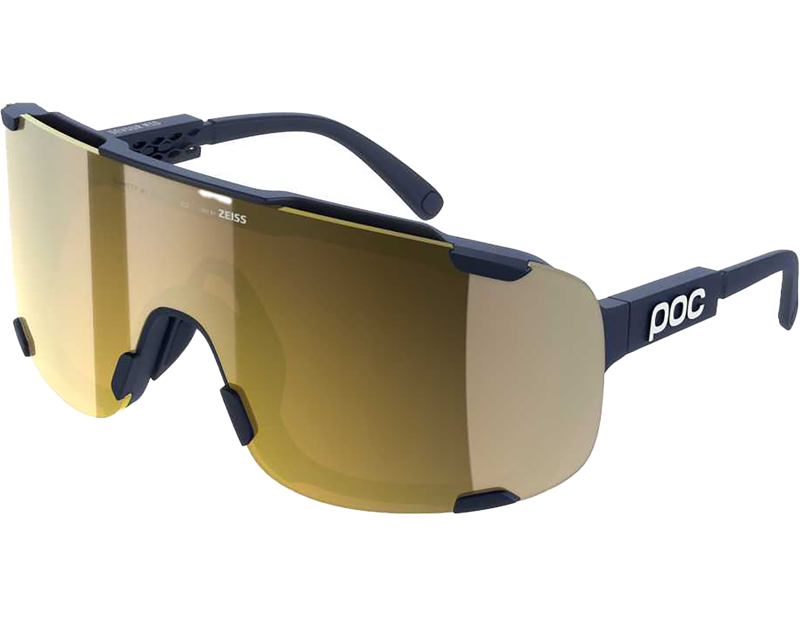 POC Devour Mid in Apatite Navy/Clarity Road/Partly Sunny Gold