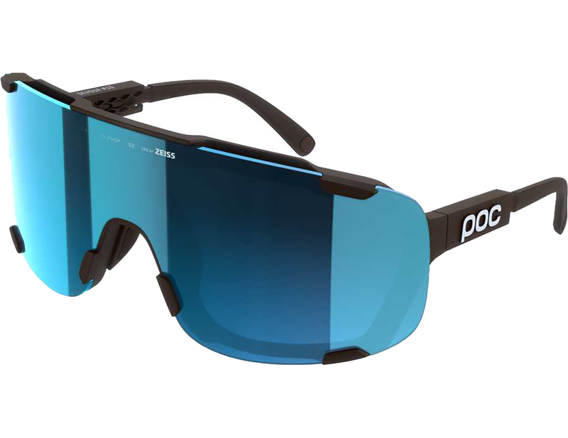 POC Devour Mid in Bronzite Brown/Clarity Universal/Sunny Turquoise