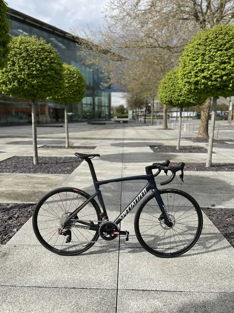 Specialized Tarmac SL7 Comp SRAM Rival eTap Road Bike 2023 in Teal/Black/Silver-8