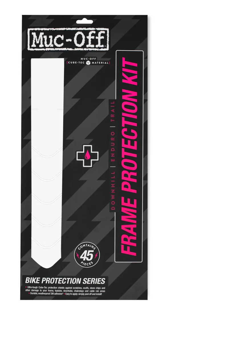Muc-Off Frame Protection Kit for DH/ENDURO/TRAIL bikes Clear Matt