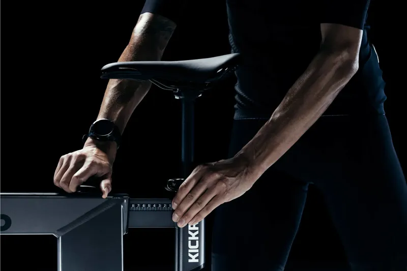 Wahoo KICKR BIKE V2 With Wi-Fi with Wahoo KICKR Trainer Floor Mat-8