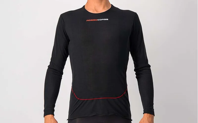 Castelli Prosecco Tech Long Sleeve Base Layer in Black