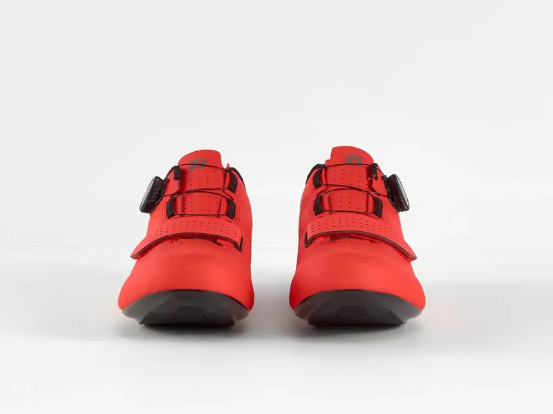 Bontrager Circuit Road Cycling Shoe in Red with Shimano 105 R7000 SPD-SL Carbon Pedals-5