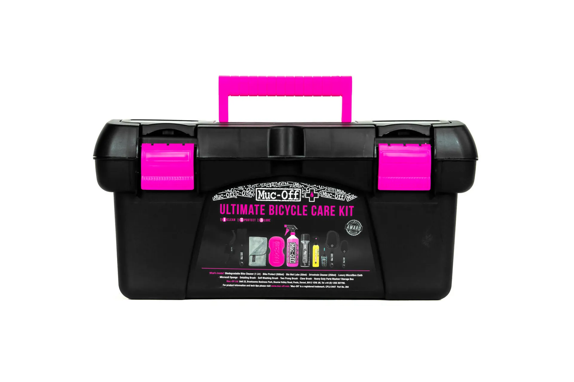 Muc-Off Ultimate Commuter Kit - Kit Riparazione Bici per la Manutenzione Bici e la Protezione dalle Forature - Include un Detergente Bici e la Bomboletta Gonfia e Ripara Bici B.A.M