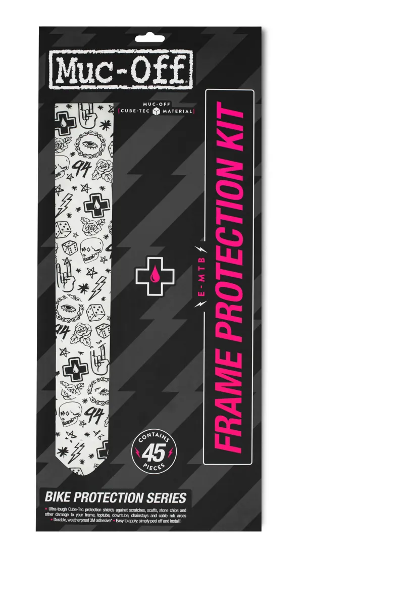 Muc-Off Frame Protection Kit for E-MTB bikes in Punk