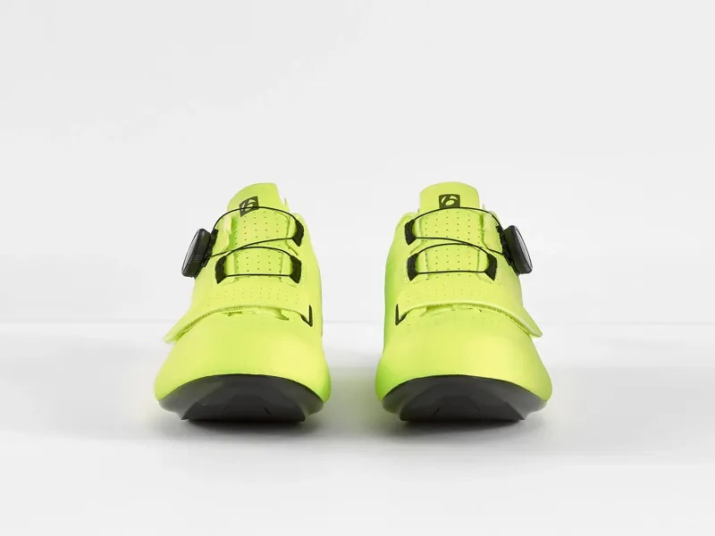 Bontrager Circuit Road Cycling Shoe in Yellow with Shimano R550 Spd-Sl Road Pedal Bundle-5
