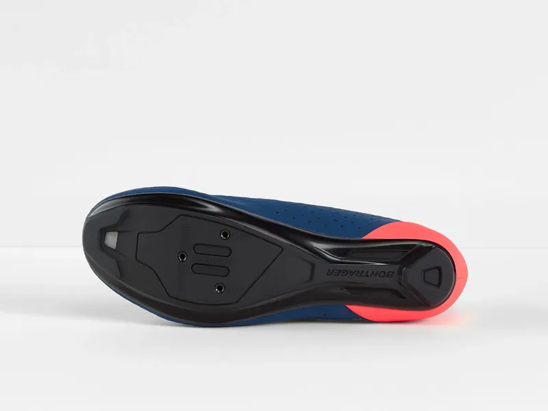 Ex Display Bontrager 45 Circuit Road Cycling Shoe Size 45 in Nautical Navy/Coral Pink-2