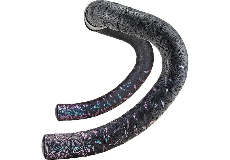 Supacaz Super Sticky Kush Star Fade Bar Tape Oil Slick/A Black