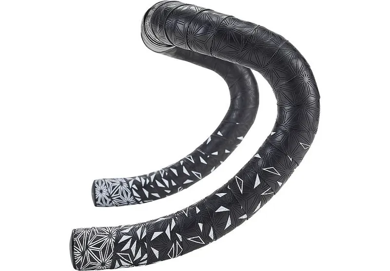 Supacaz Super Sticky Kush Star Fade Bar Tape White Star/A Black