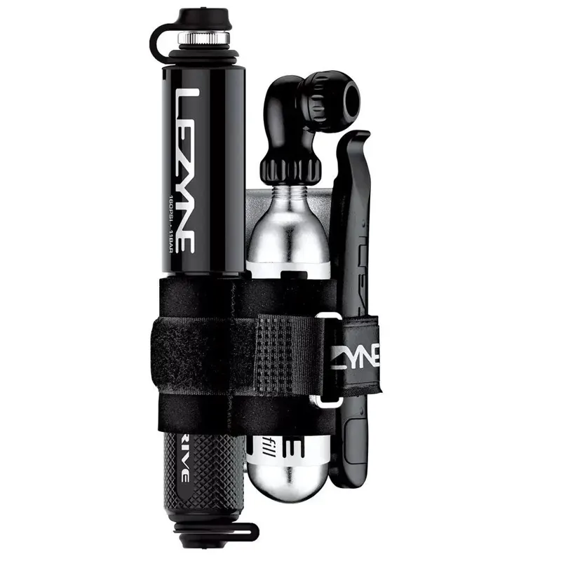 Lezyne Pocket Drive Bike Hand Pump with Loaded Kit in Black-1