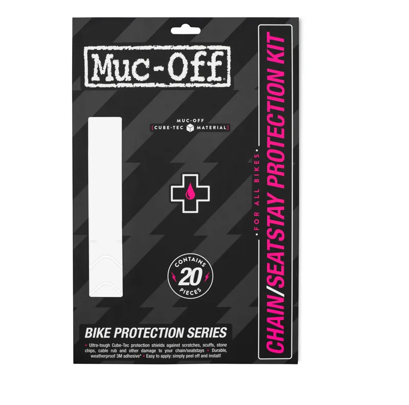 Muc-Off Chainstay Protection Kit in Clear Matt