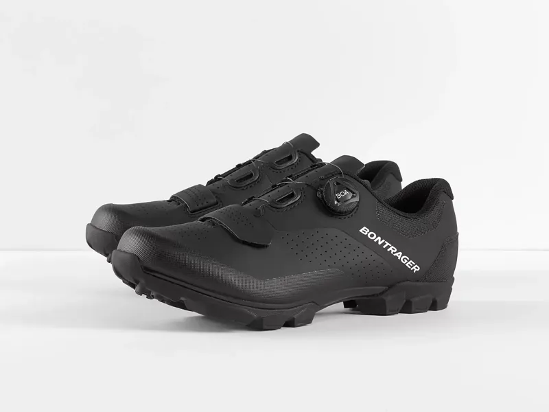 Bontrager Foray Gravel MTB Shoe in Black with Shimano M540 SPD Clipless Pedals in Black 9/16 inches-4
