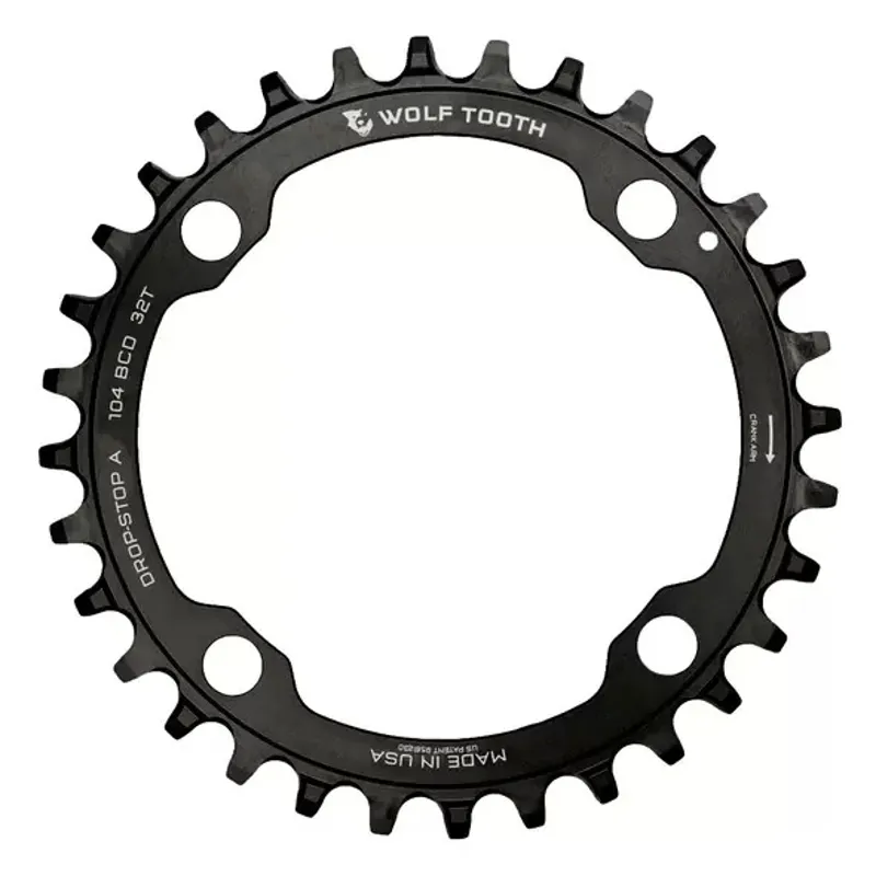Wolf Tooth 104 BCD Chainring 32T in Black