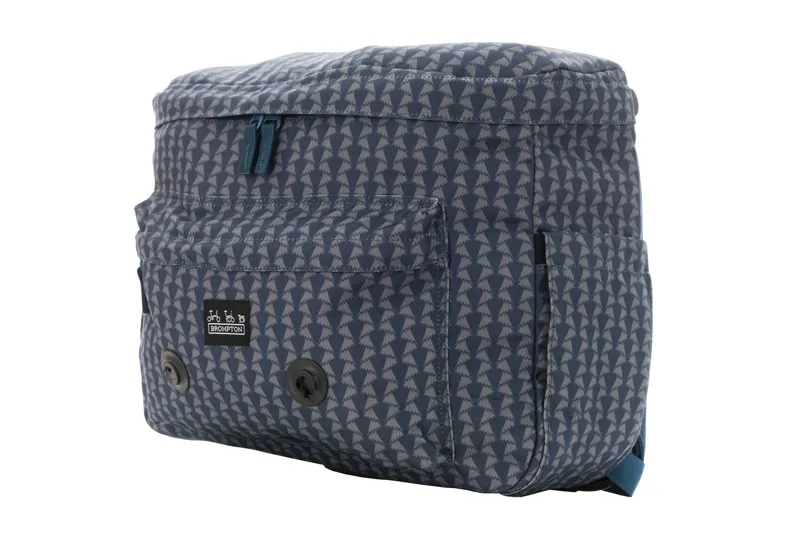 Brompton Liberty Backpack M Jonathan Print in Navy-1