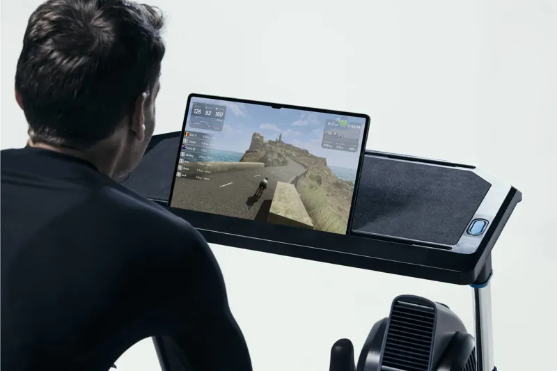 Wahoo KICKR BIKE V2 With Wi-Fi with Wahoo KICKR Trainer Floor Mat-4