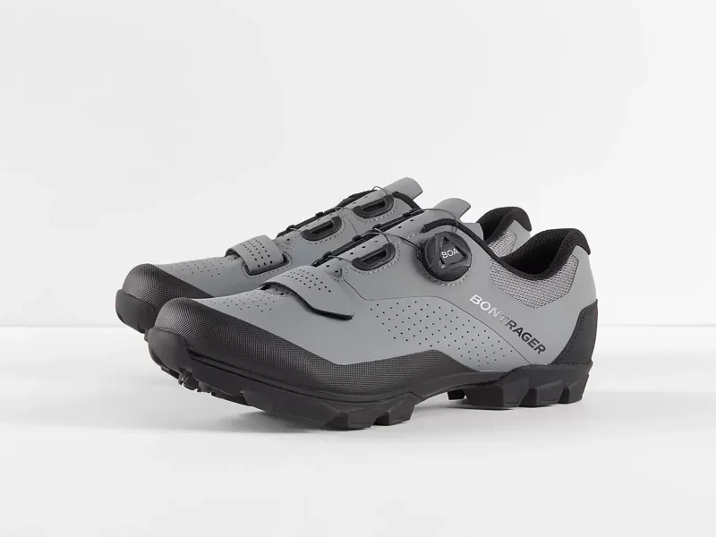 Bontrager Foray Gravel MTB Shoe in QuickSilver/Black with Shimano M540 SPD Pedals-4