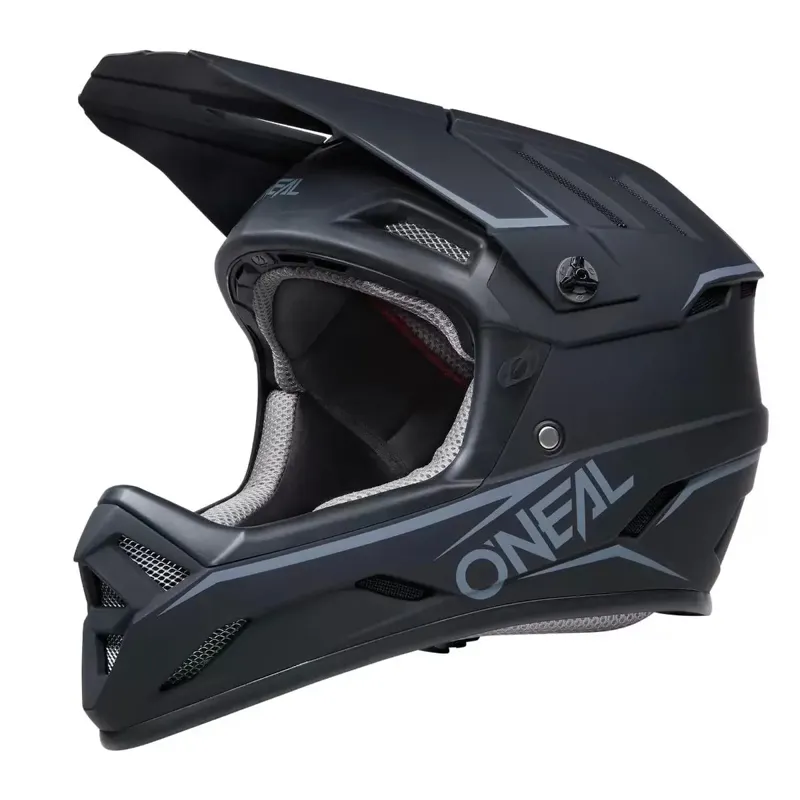 O'Neal Backflip Solid Full Face MTB Helmet in Black
