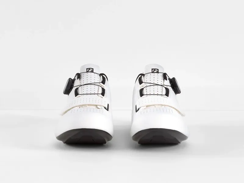 Bontrager Circuit Road Cycling Shoe in White with Shimano 105 R7000 SPD-SL Carbon Pedals-5