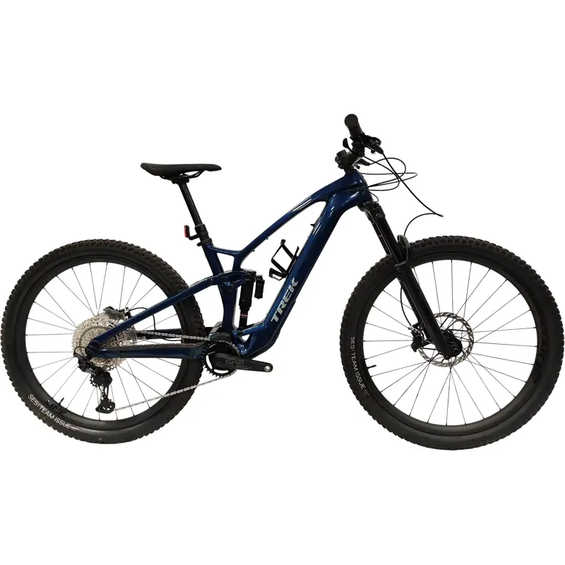 Balfes Bikes EX DEMO Trek Fuel EXe 9.8 XT Electric Mountain Bike Medium 2025 in Mulsanne Blue | Free postage over £30, £10 off first order, price match & 0% finance.