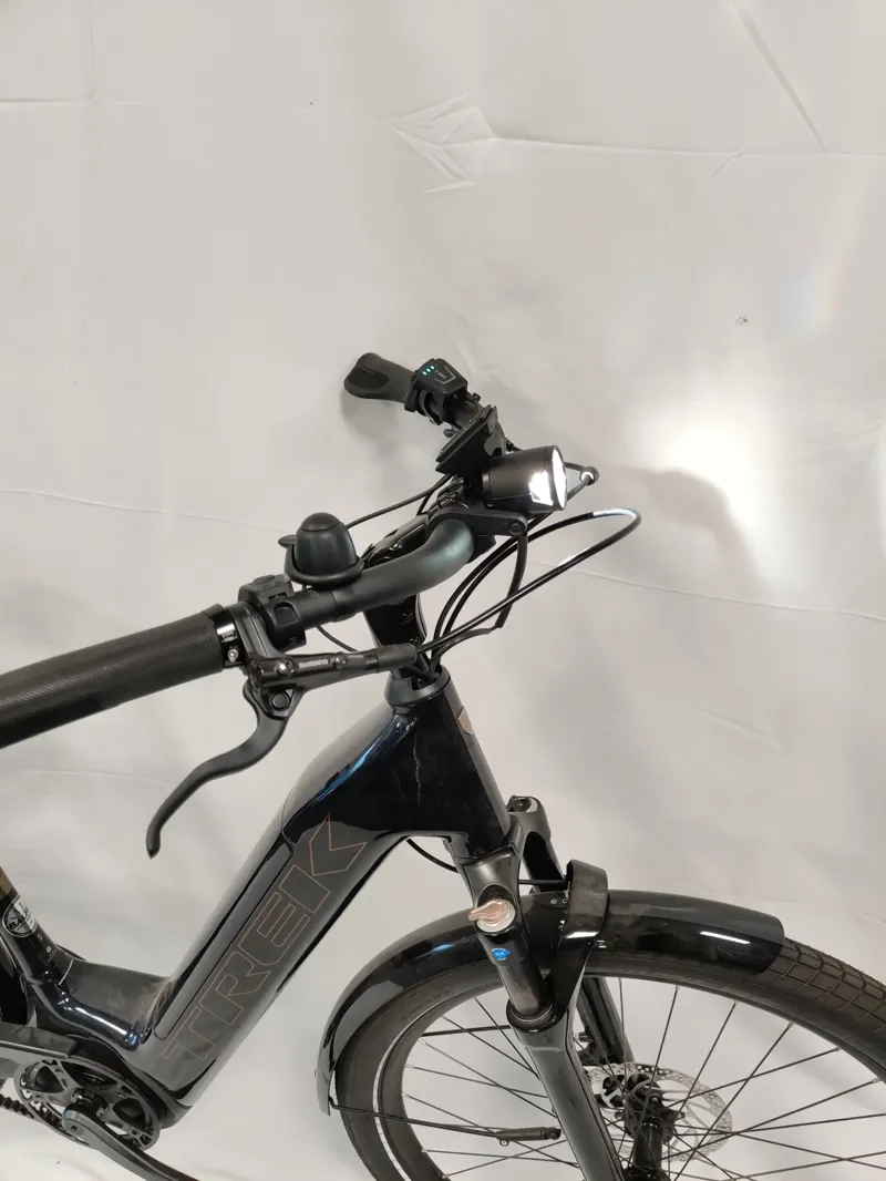 EX DISPLAY Trek District+ 5 Lowstep 400Wh Electric Hybrid Bike Small 2026 in Deep Dark Blue-2