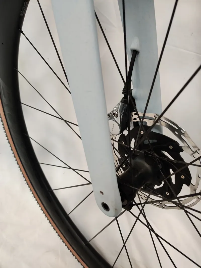 EX DISPLAY Trek Checkmate SLR 8 AXS Gravel Bike Size ML 2025 in Matte Hex Blue Plasma Grey-4