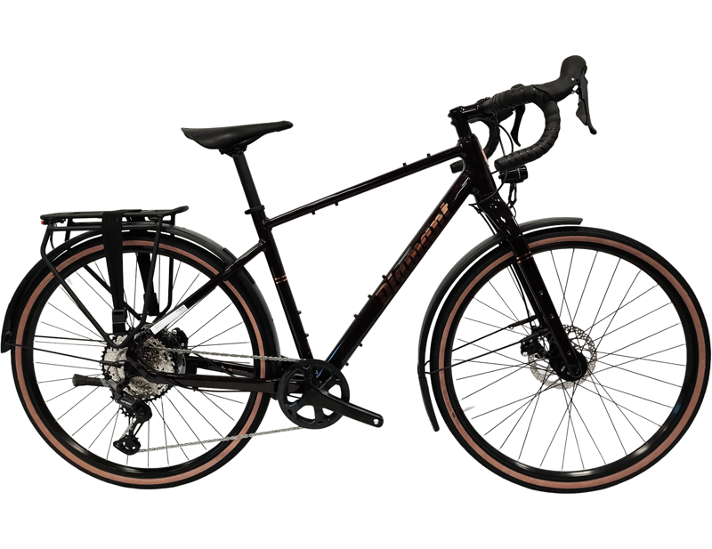 Balfes Bikes EX DISPLAY Diamant Nhoma Stepover Gravel Bike Medium 2025 in Dark Cherry | Free postage over £30, £10 off first order, price match & 0% finance.