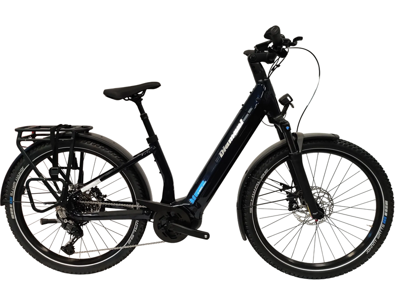 Balfes Bikes EX DISPLAY Diamant Suvea Trip Plus Lowstep 600Wh Electric Hybrid Bike Size Small/Medium 2026 Midnight Blue | Free postage over £30, £10 off first order, price match & 0% finance.