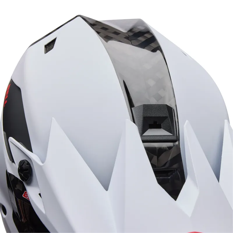 Bell Full-10 Spherical Peak Full Face Helmet in White-7