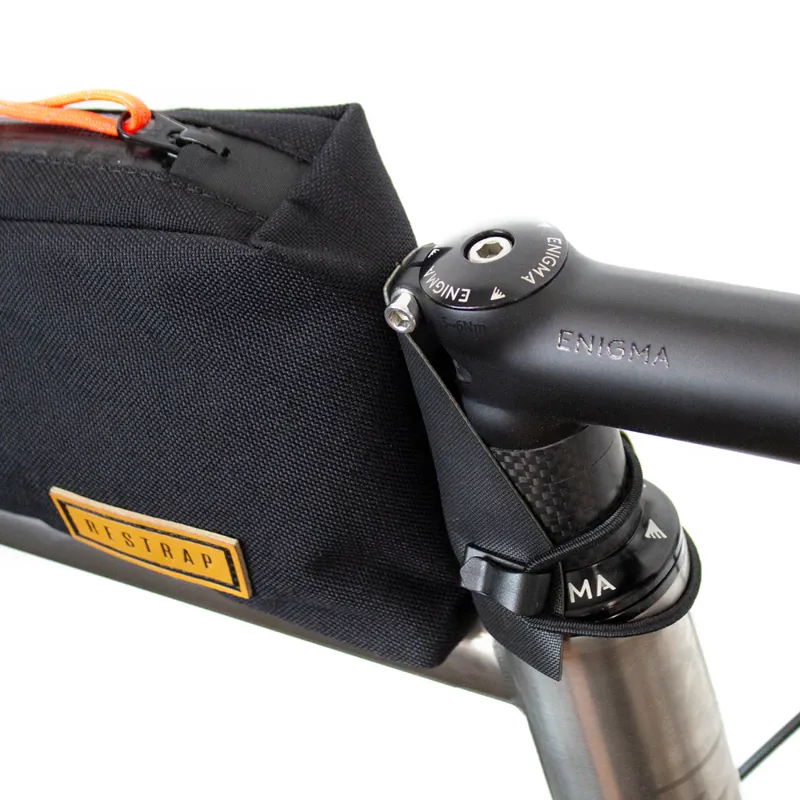 Restrap Bolt on Top Tube 0.8L Bag in Black-3