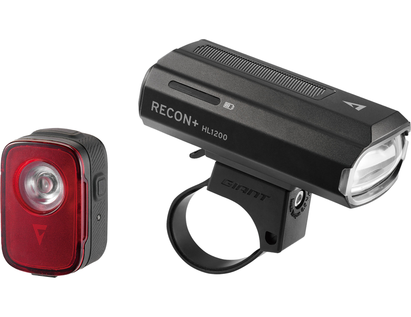 Balfes Bikes Giant Recon+ HL 1200 and TL 150 Light Combo Set in Black | Free postage over £30, £10 off first order, price match & 0% finance.