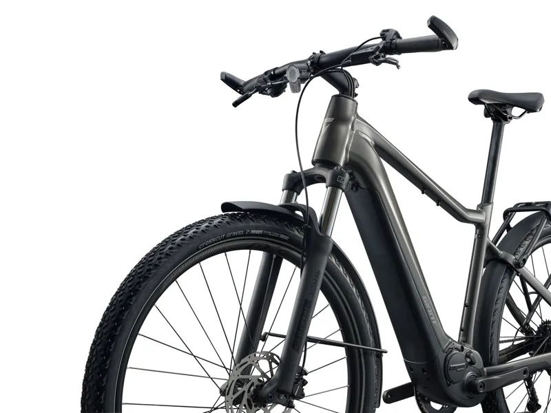 Giant Explore E+ 4 Double Diamond Electric Hybrid Bike 2026 in Stealth Chrome-5