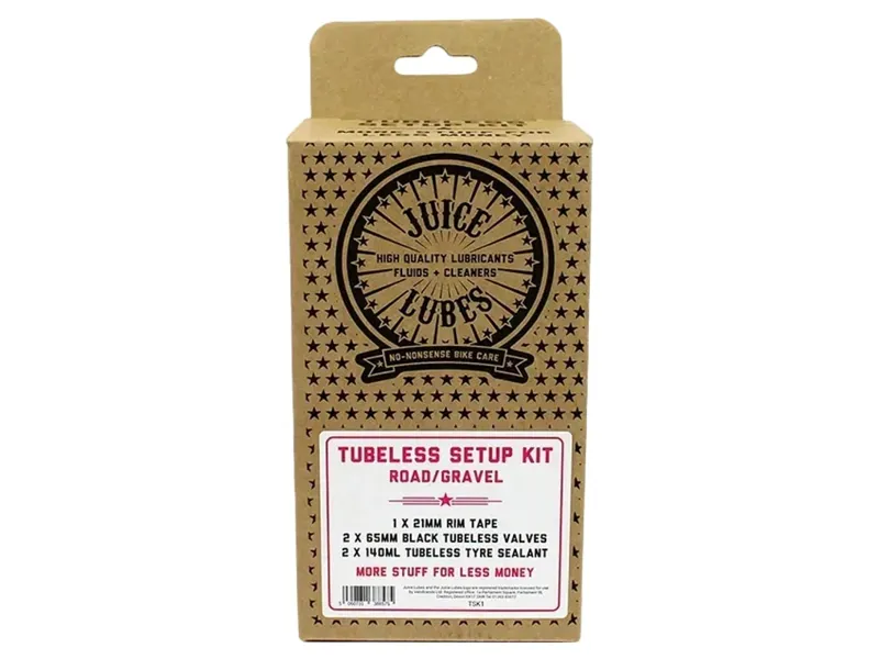 Juice Lubes Tubeless Setup Kit DH/Trail/Enduro 30mm Tape 48mm Valves-1