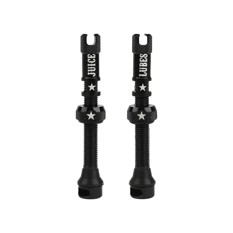 Balfes Bikes Juice Lubes Tubeless Valves 48mm in Black | Free postage over £30, £10 off first order, price match & 0% finance.